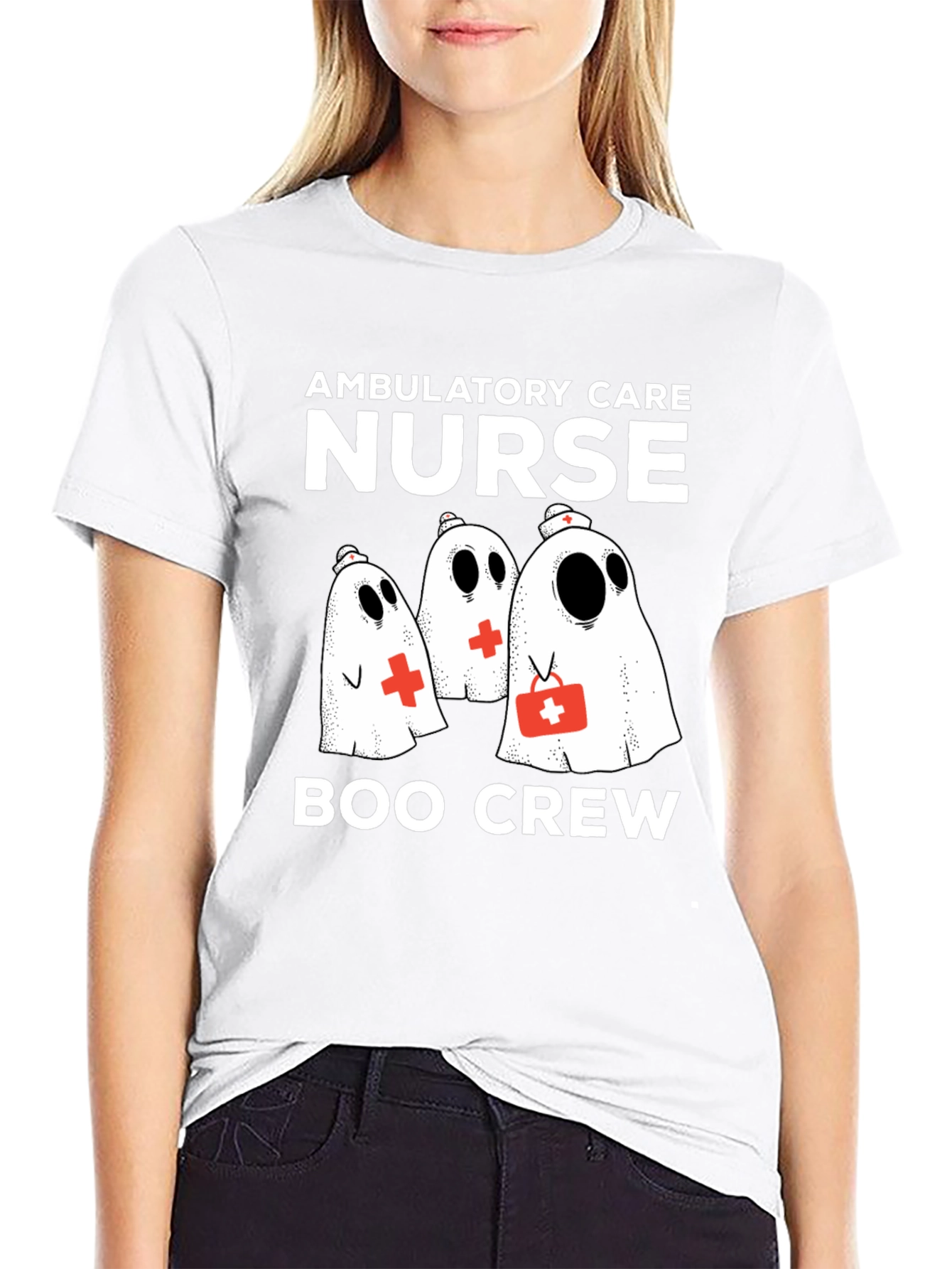 Ambulatory Care Nurse Boo Crew Halloween T-Shirt