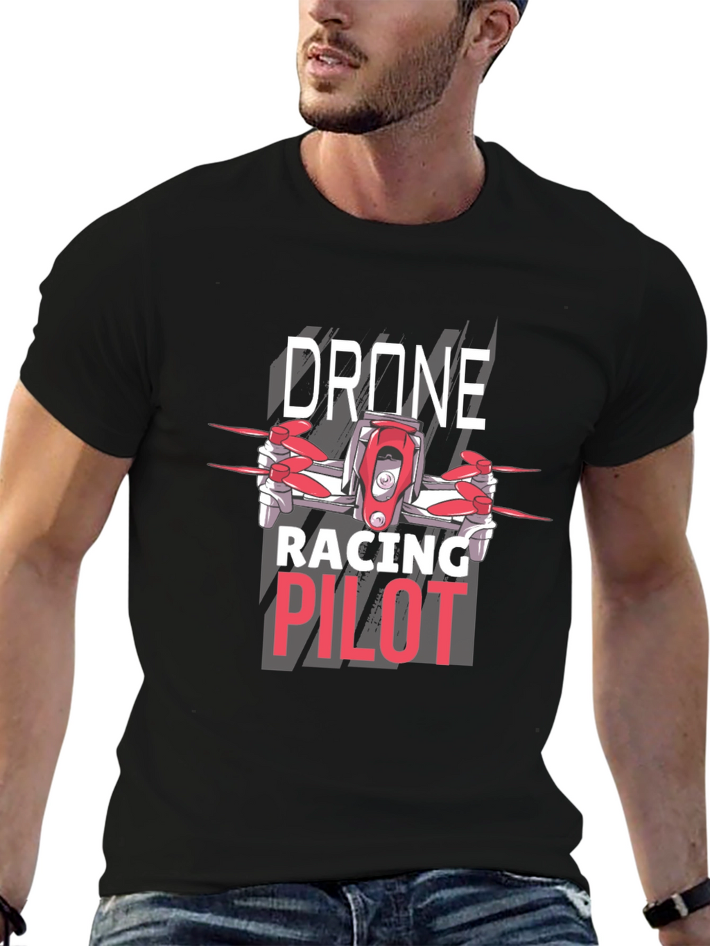 Drone Racing Pilot Graphic T-Shirt