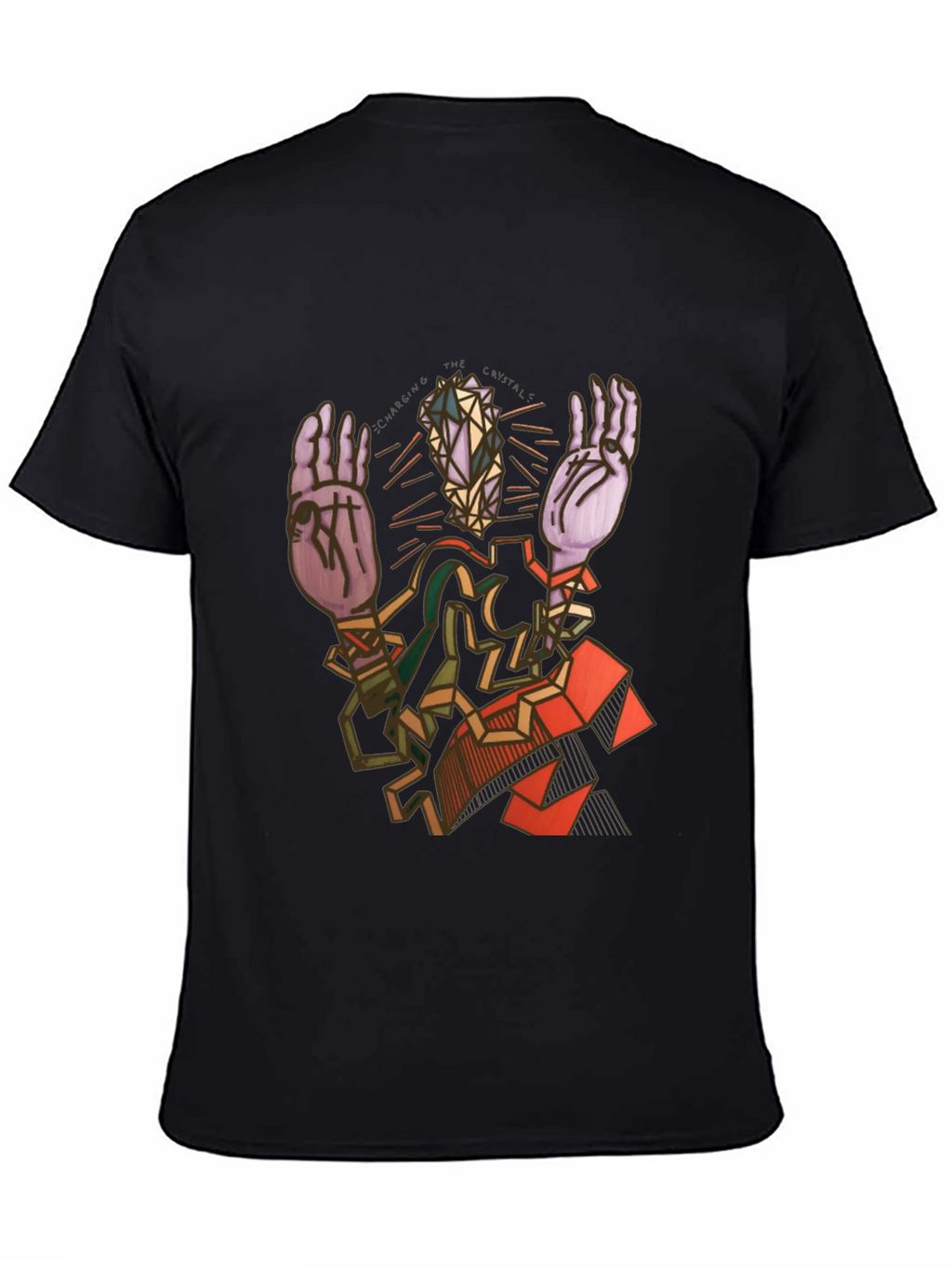 Abstract Geometric Figure Graphic Tee