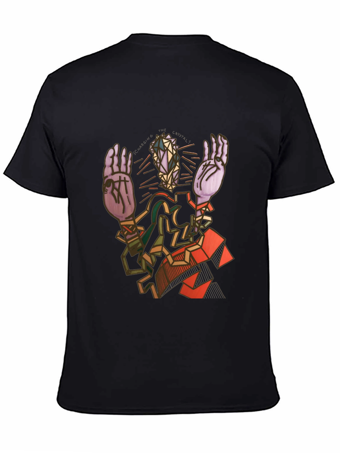 Abstract Geometric Figure Graphic Tee