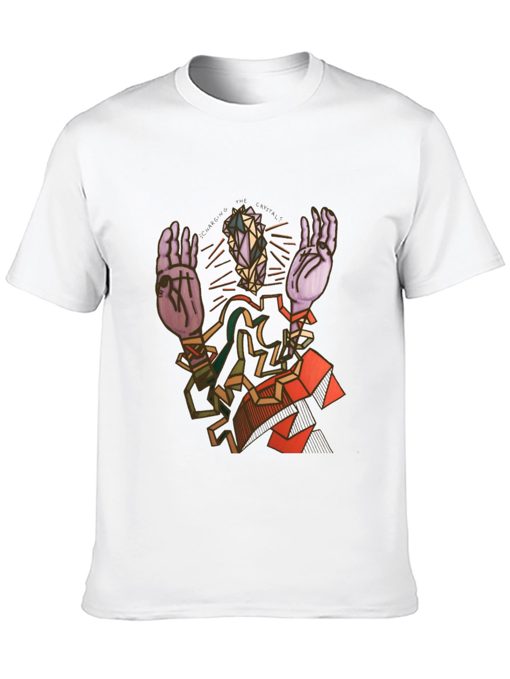 Abstract Geometric Figure Graphic Tee