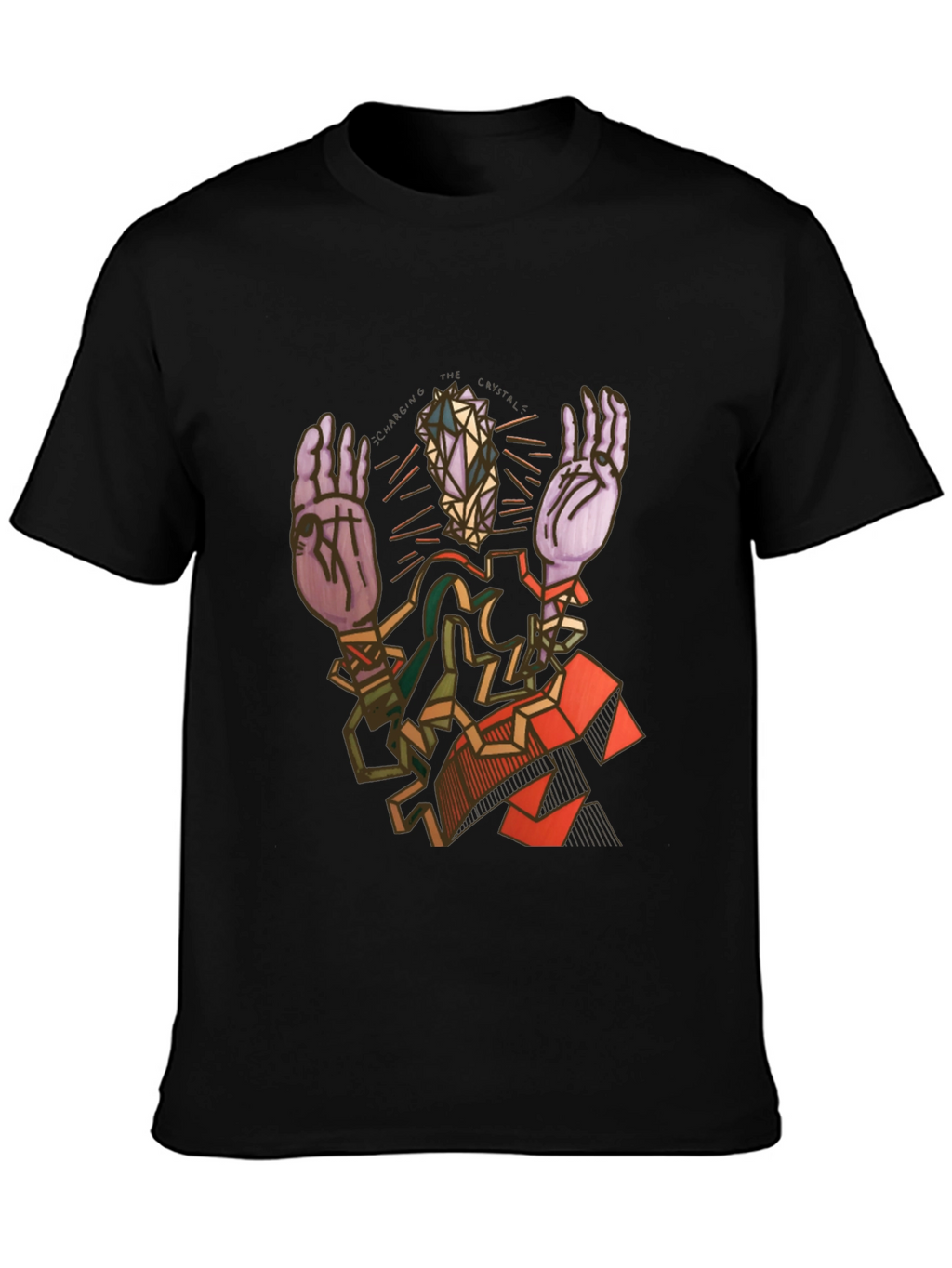 Abstract Geometric Figure Graphic Tee