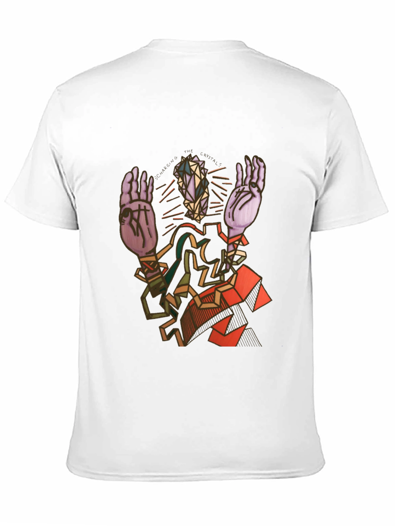 Abstract Geometric Figure Graphic Tee