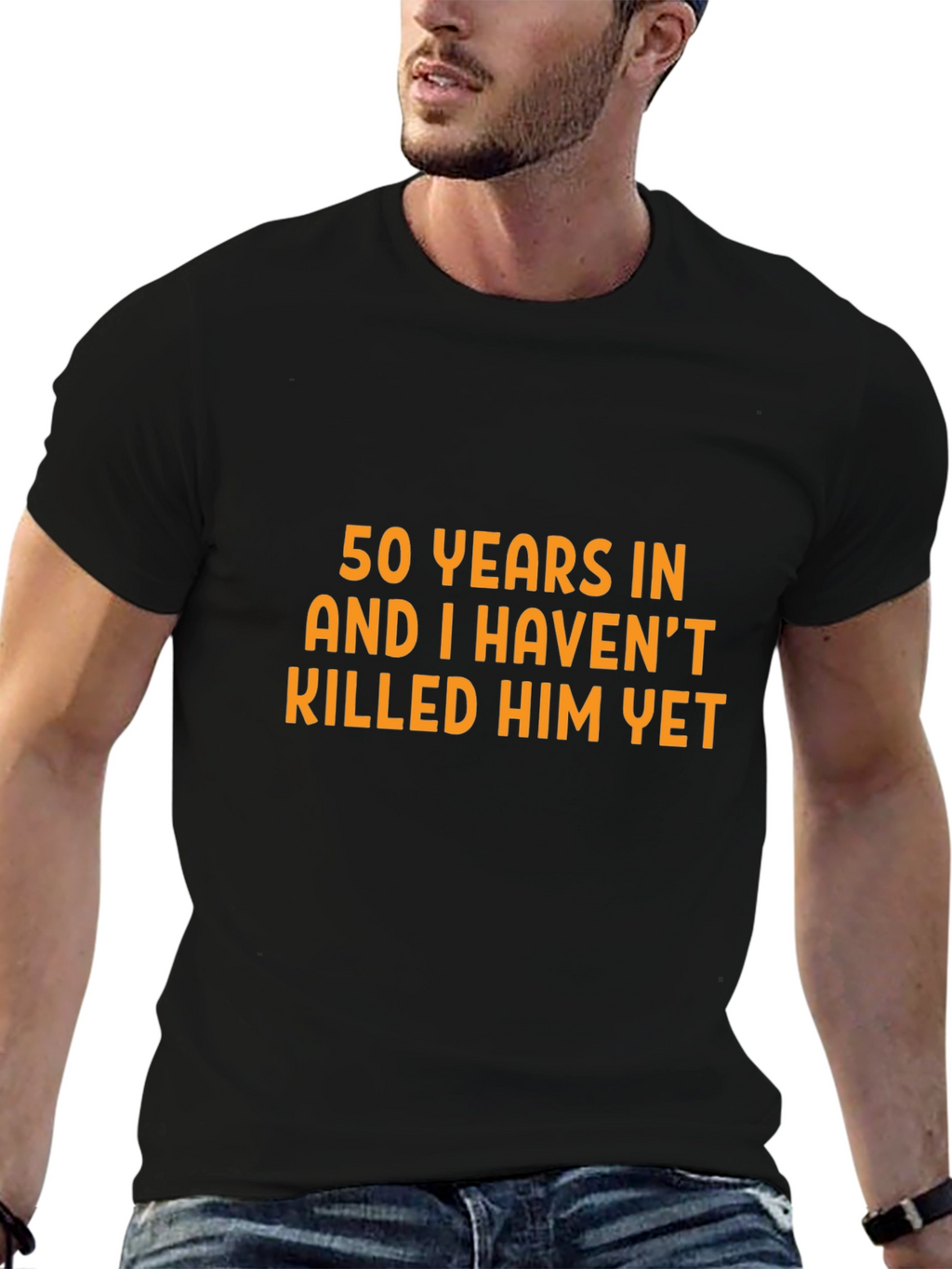 Funny 50th Anniversary Black T-Shirt