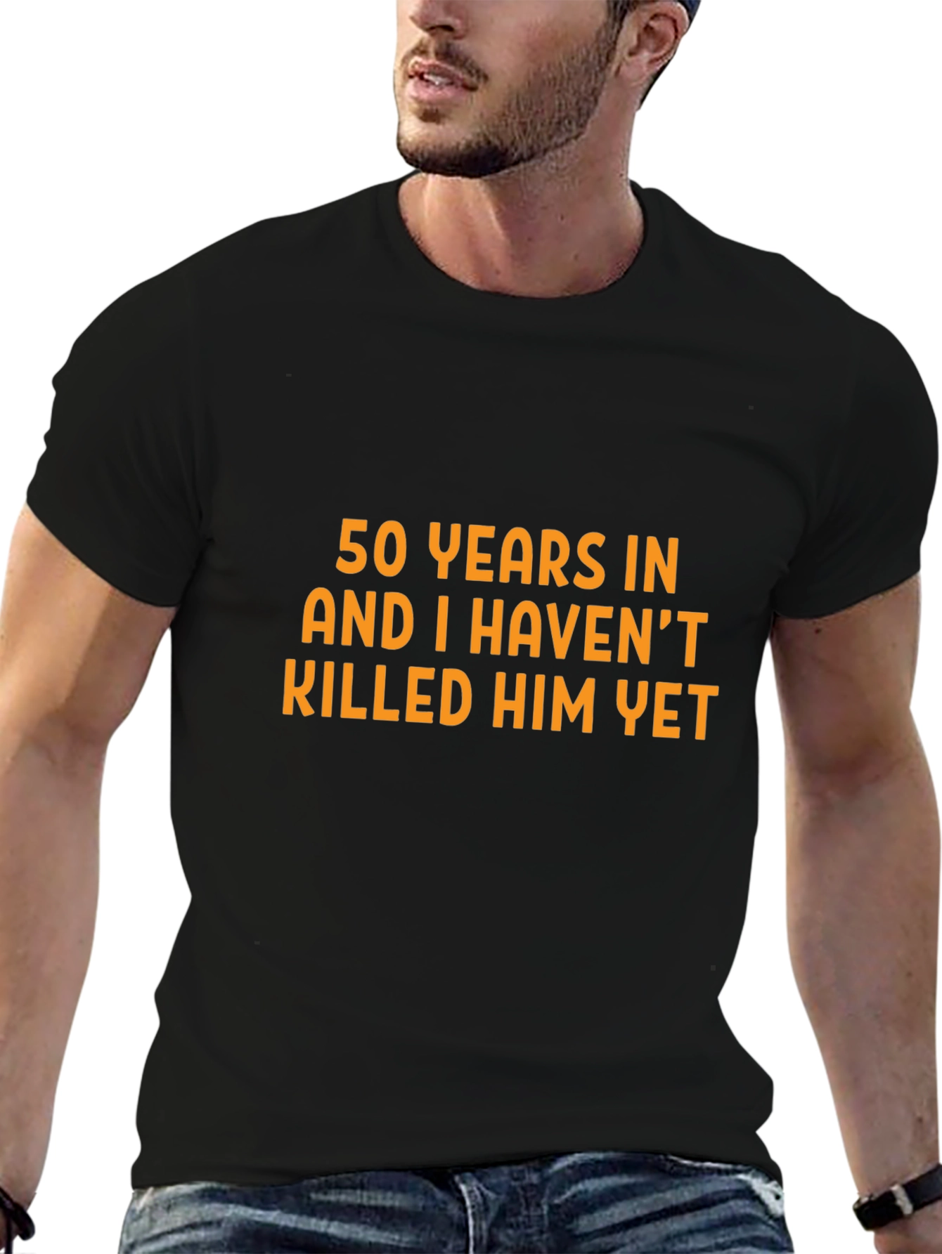 Funny 50th Anniversary Black T-Shirt