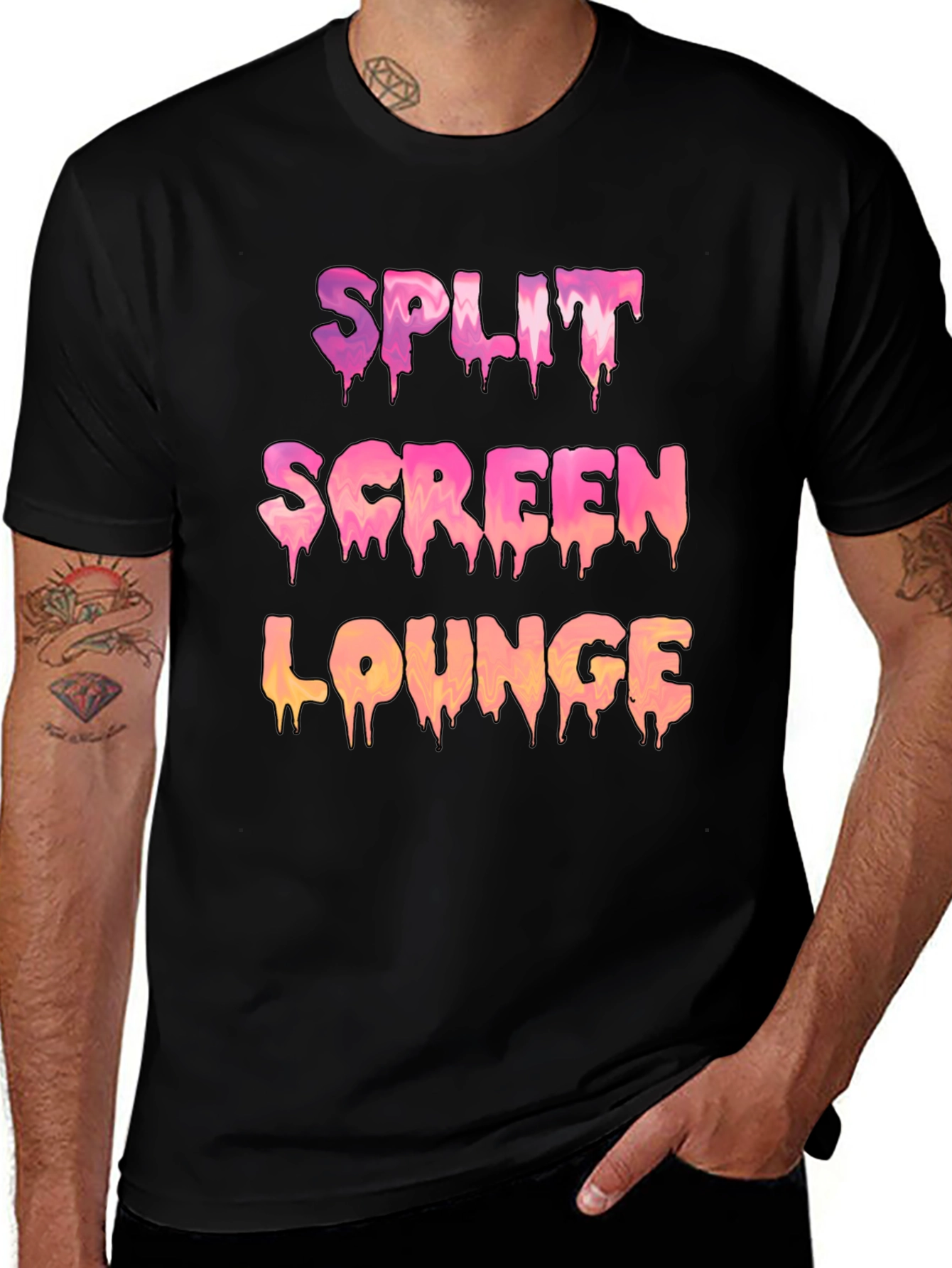 Split Screen Lounge Graphic Tee
