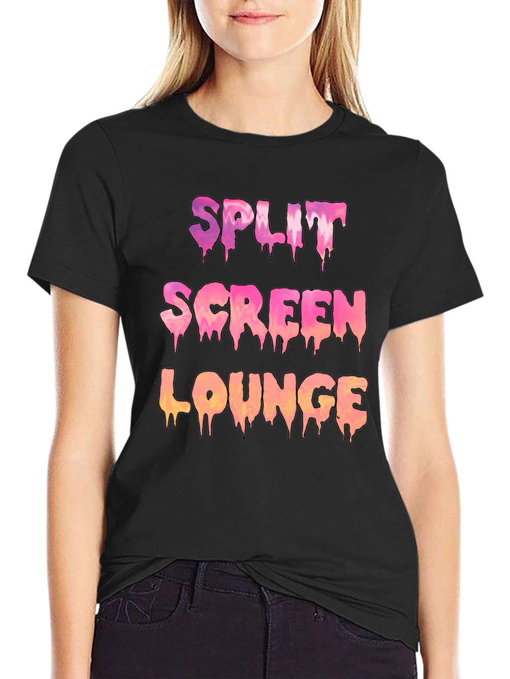Split Screen Lounge Graphic Tee