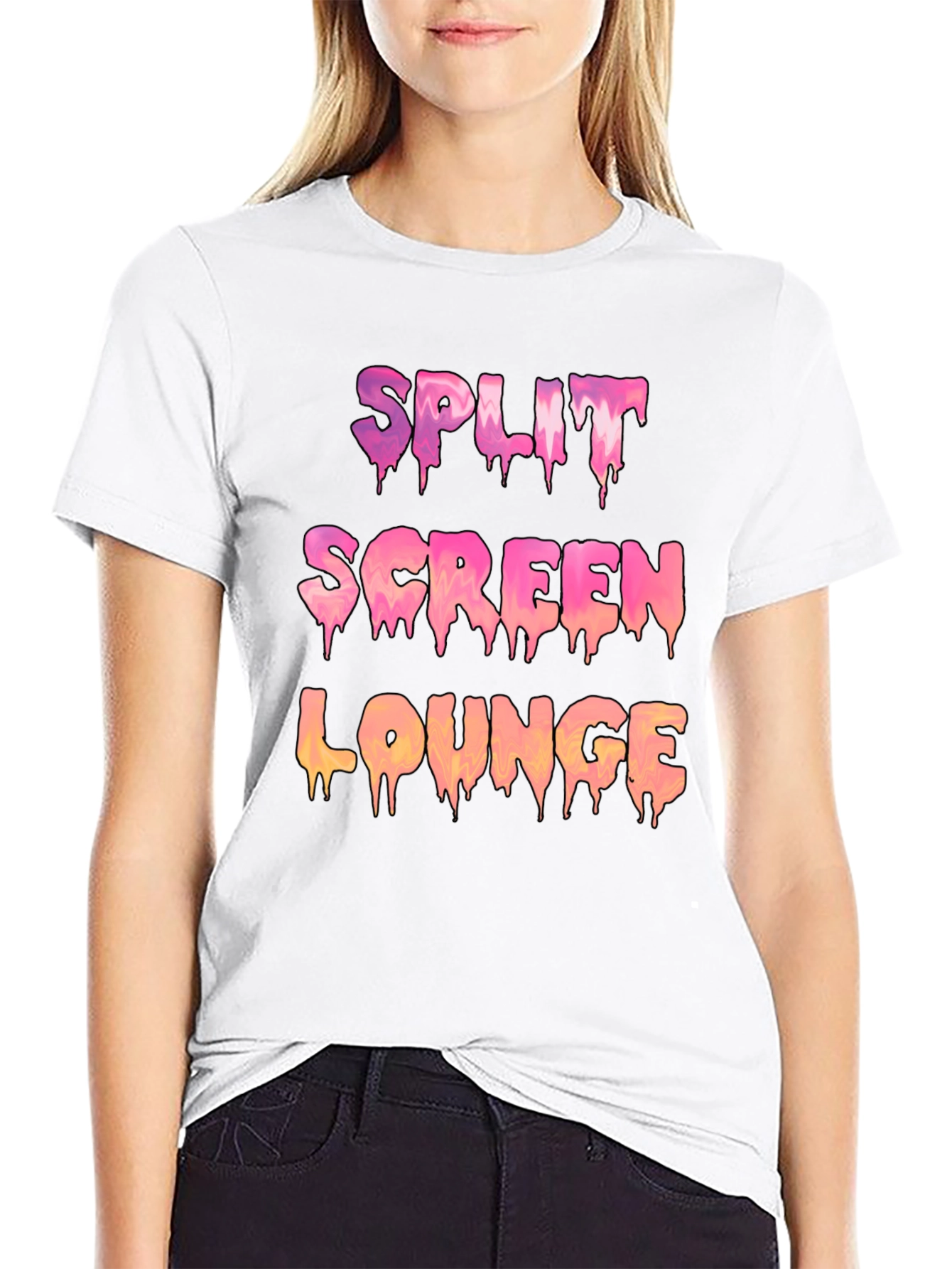 Split Screen Lounge Graphic Tee