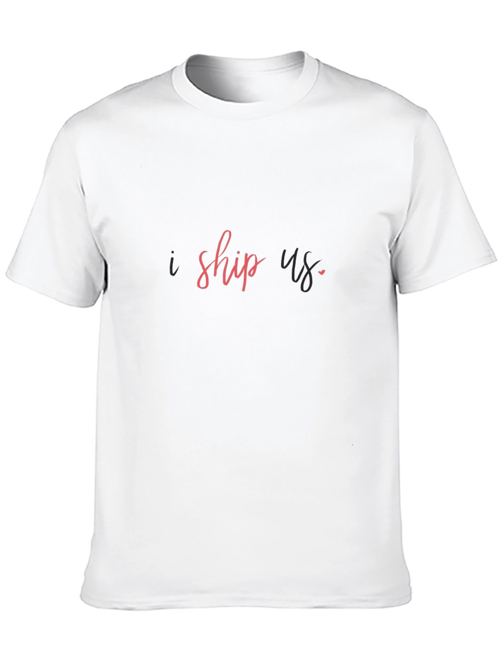 I Ship Us Graphic Tee - Trendy Black T-Shirt