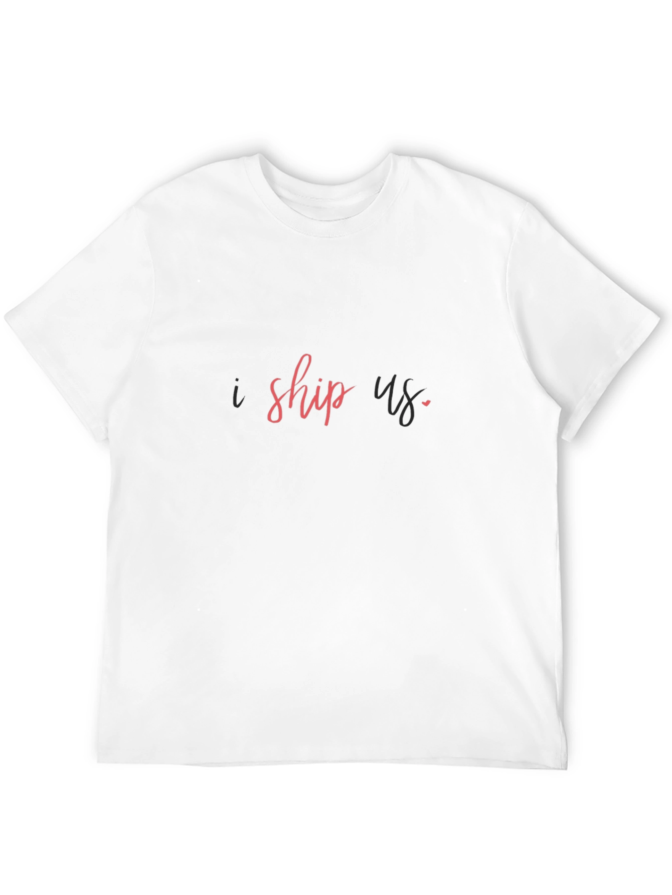 I Ship Us Graphic Tee - Trendy Black T-Shirt