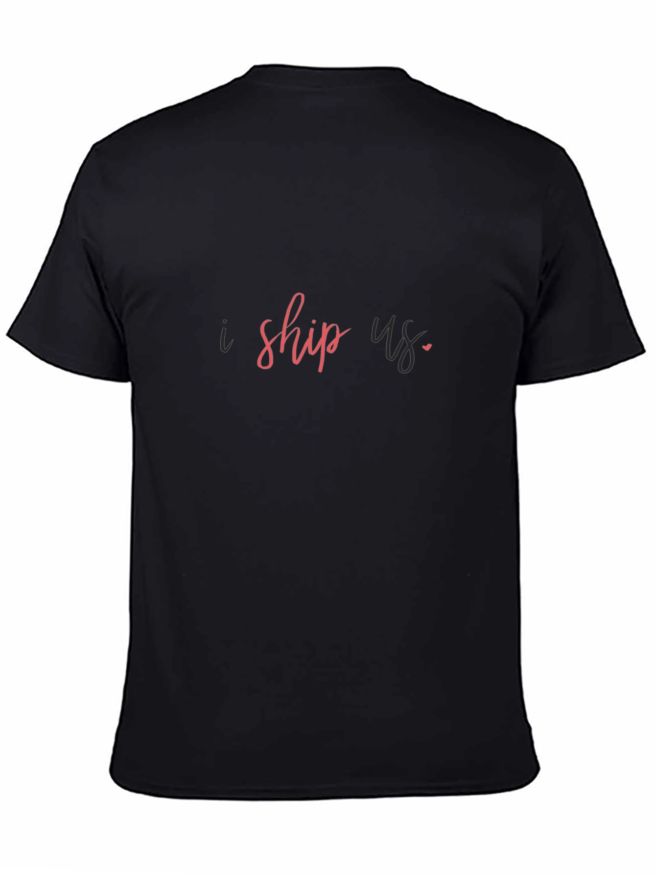 I Ship Us Graphic Tee - Trendy Black T-Shirt
