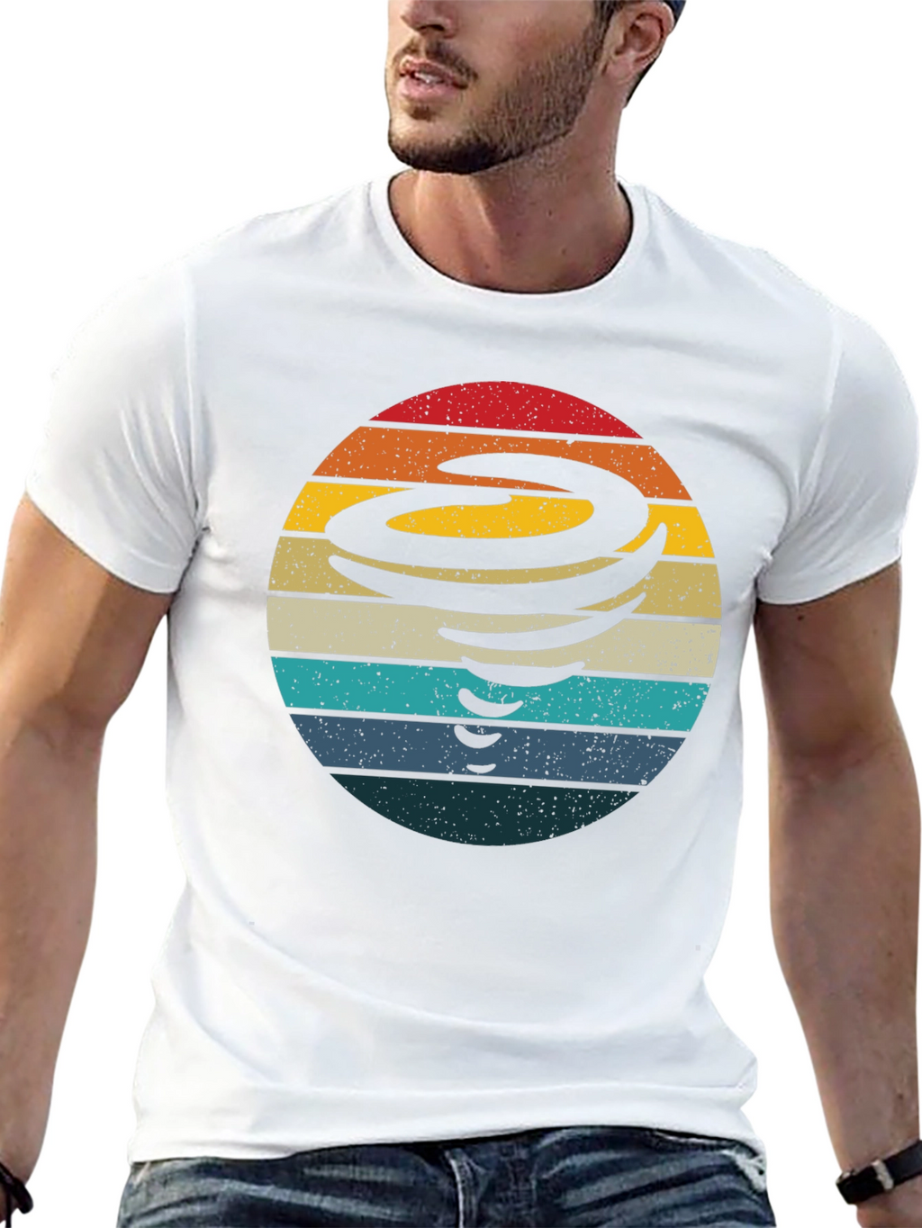Retro Tornado T-Shirt - Weather Graphic Tee