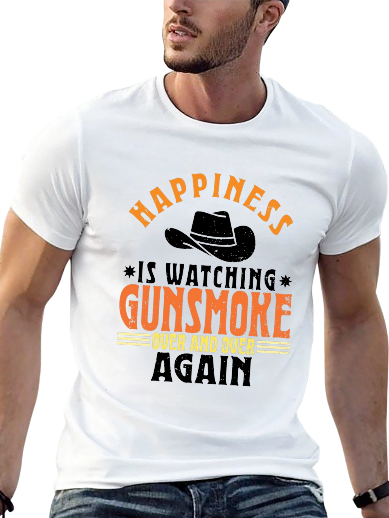 Gunsmoke Over and Over Again T-Shirt