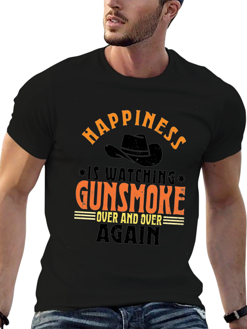 Gunsmoke Over and Over Again T-Shirt