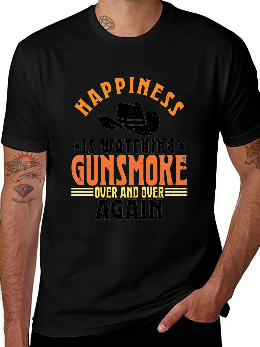 Gunsmoke Over and Over Again T-Shirt