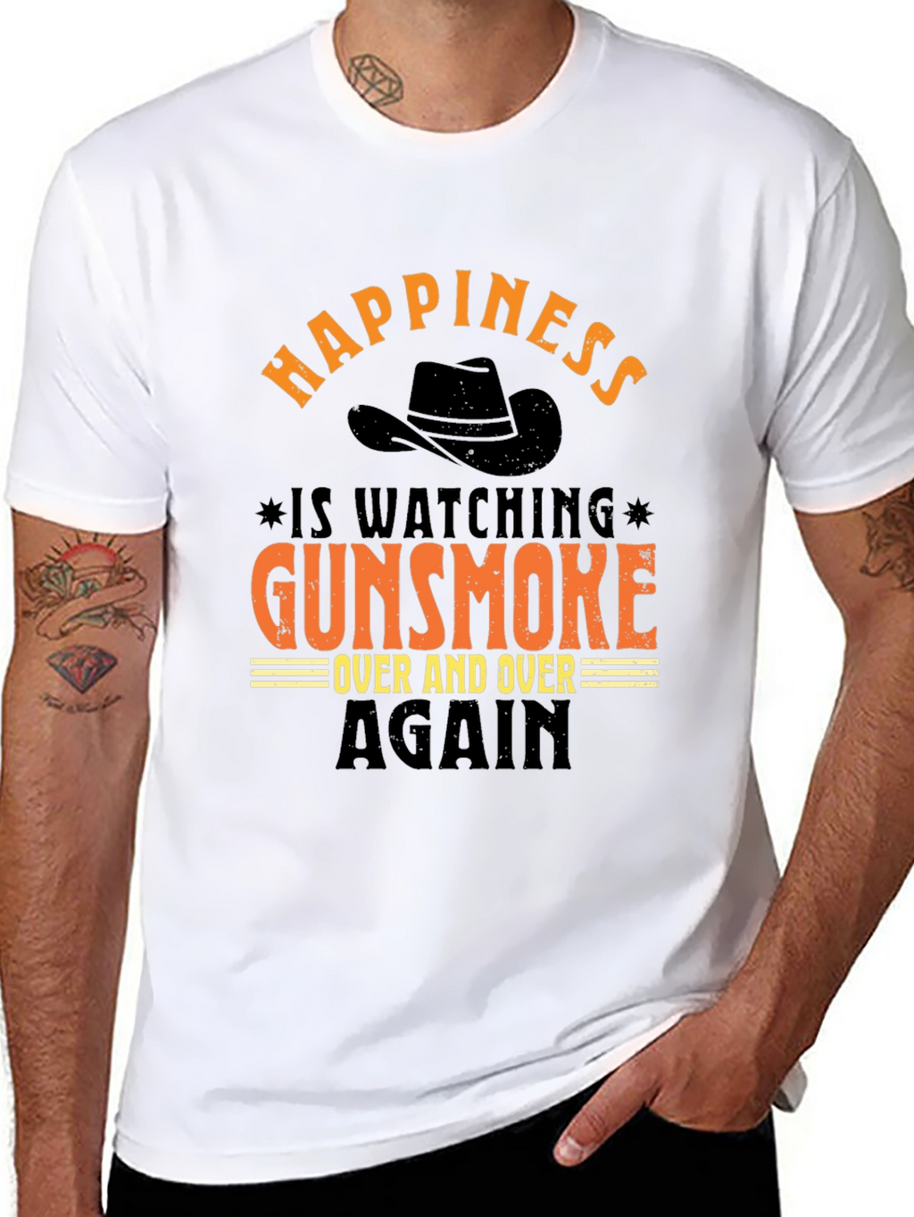 Gunsmoke Over and Over Again T-Shirt