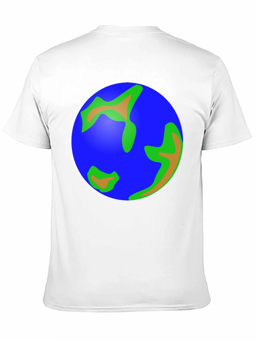 Earth Graphic Tee - Black Cotton T-Shirt