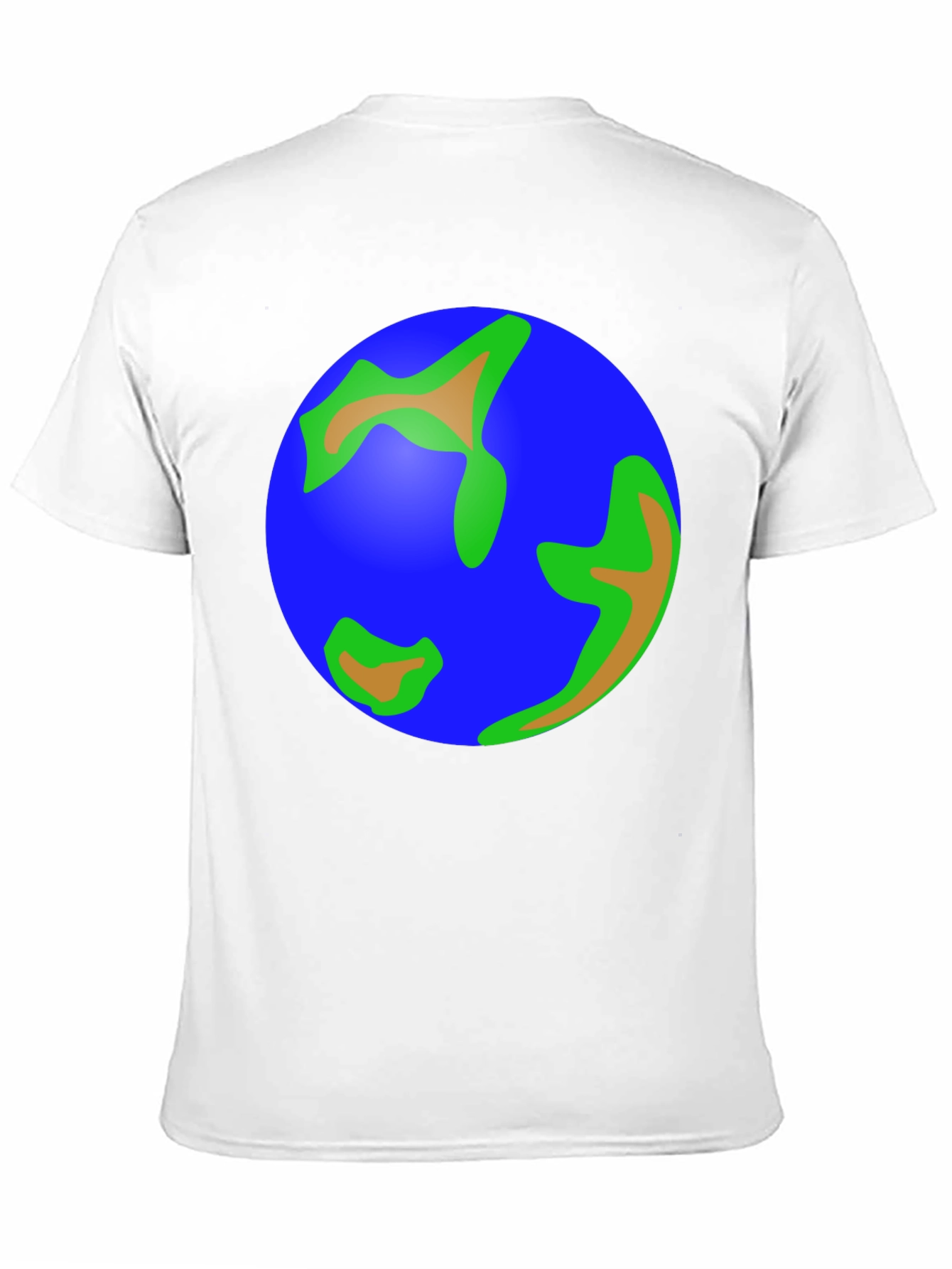 Earth Graphic Tee - Black Cotton T-Shirt