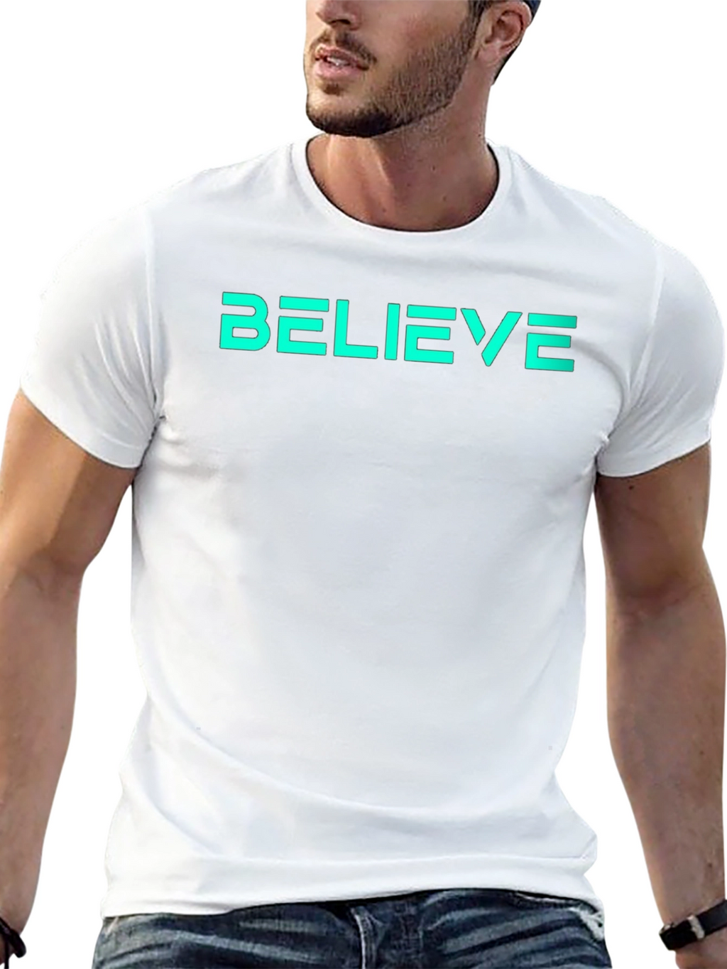 Believe Graphic Tee - Casual Comfort