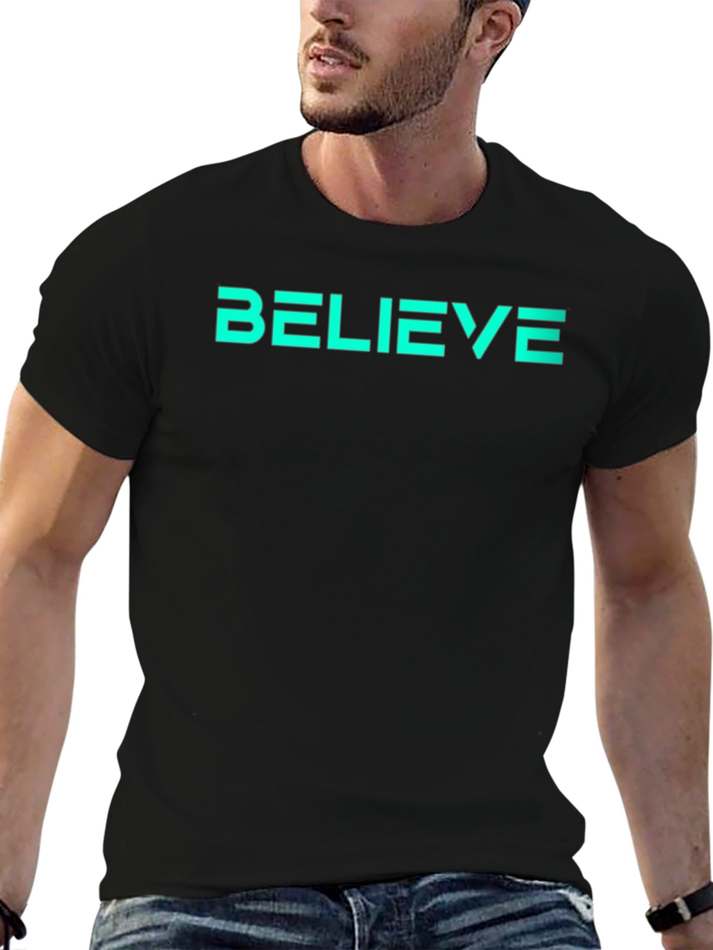 Believe Graphic Tee - Casual Comfort
