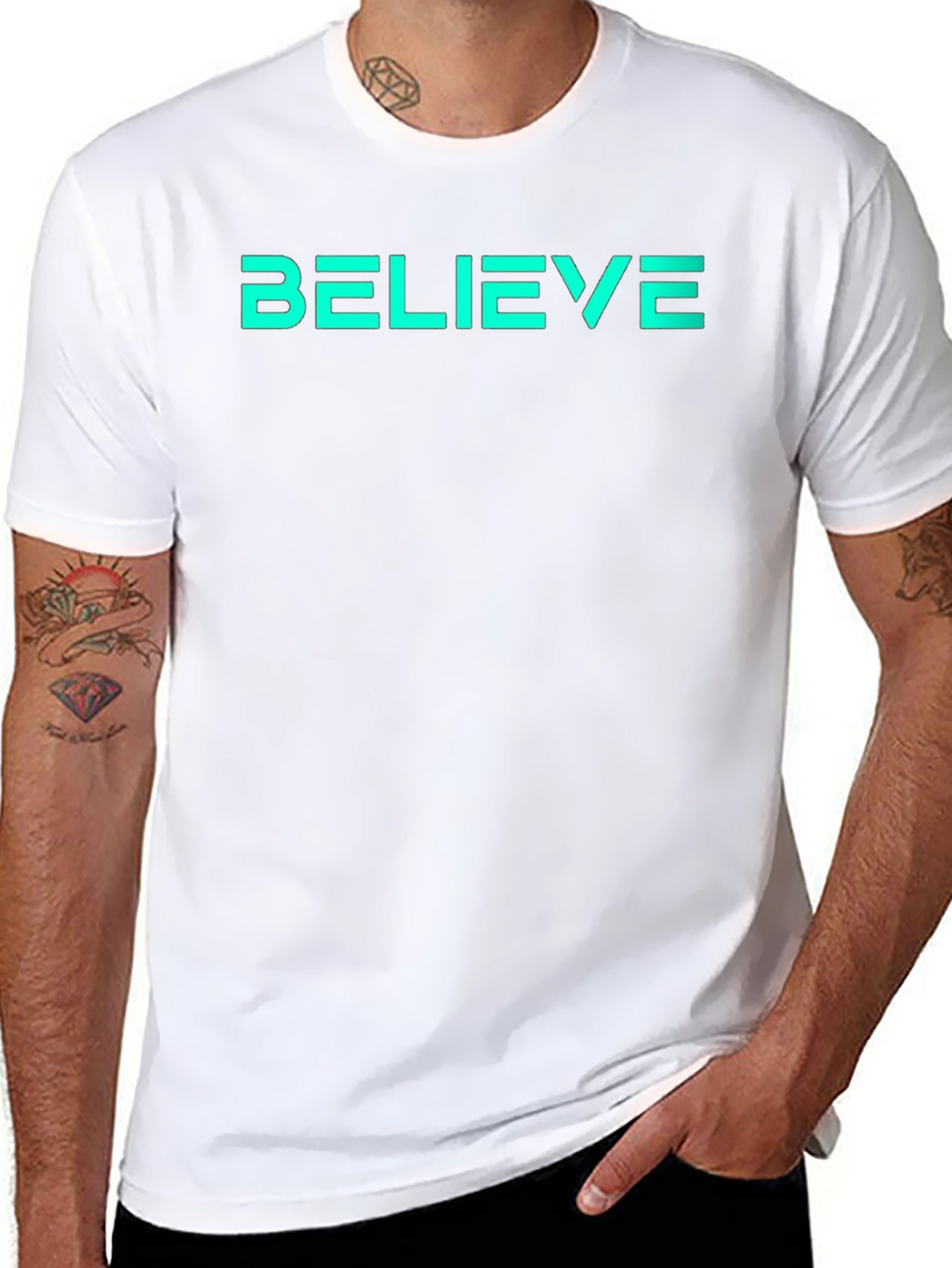 Believe Graphic Tee - Casual Comfort