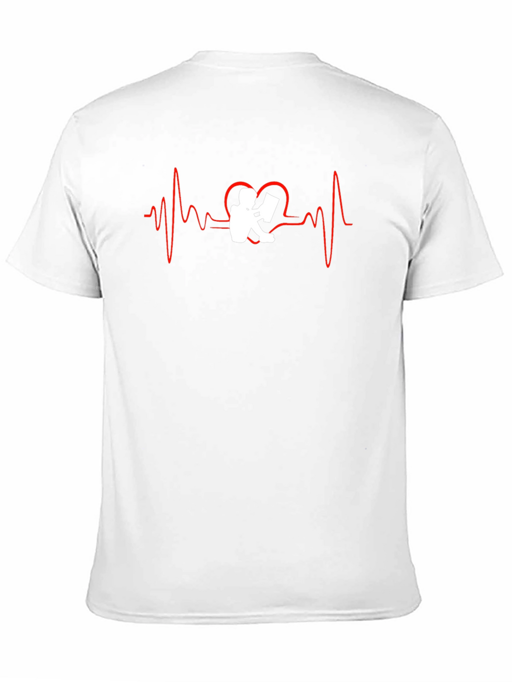 Heartbeat Reader Black T-Shirt