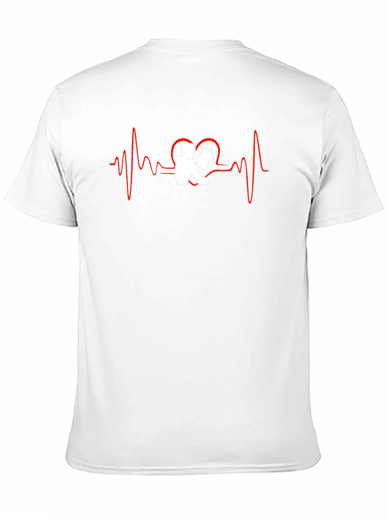 Heartbeat Reader Black T-Shirt