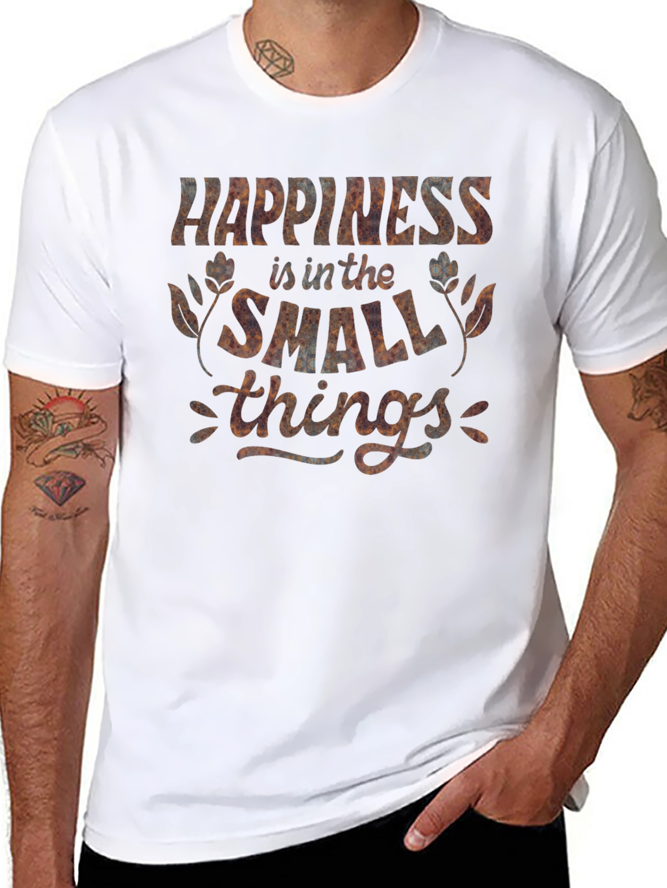 Happiness Is In The Small Things Graphic Tee