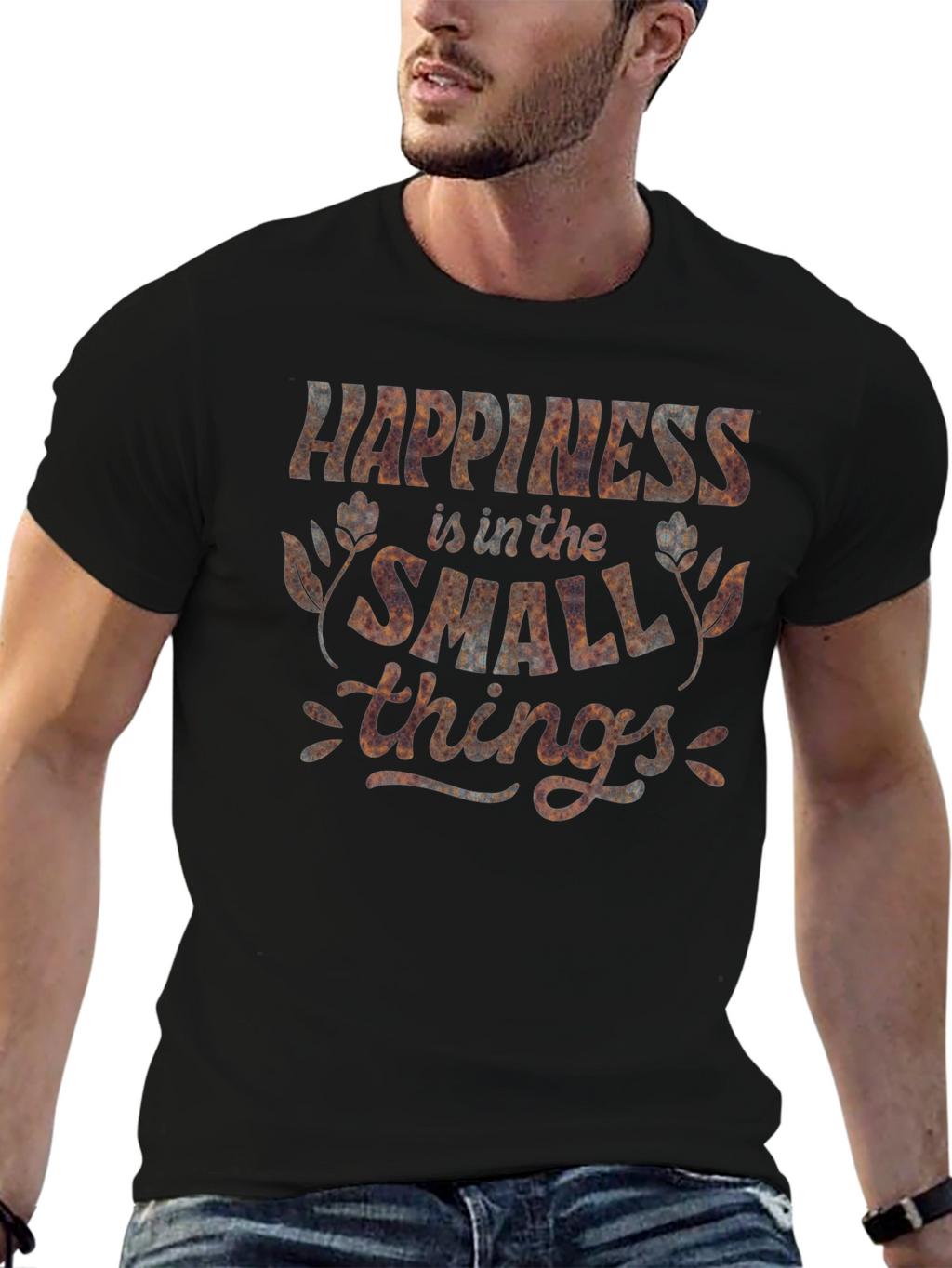 Happiness Is In The Small Things Graphic Tee