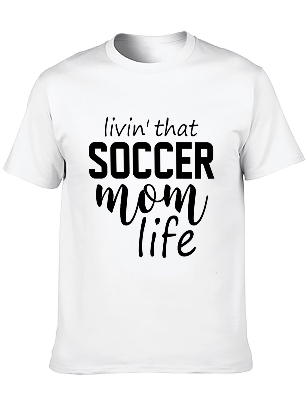 Soccer Mom Life Graphic T-Shirt