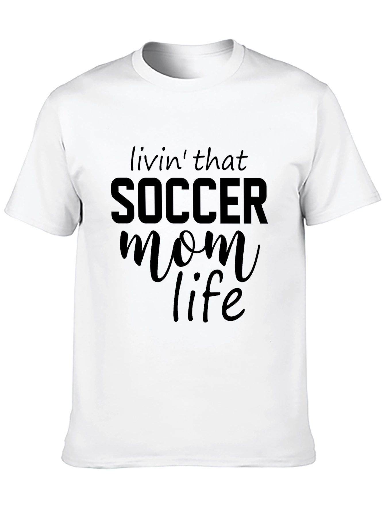 Soccer Mom Life Graphic T-Shirt