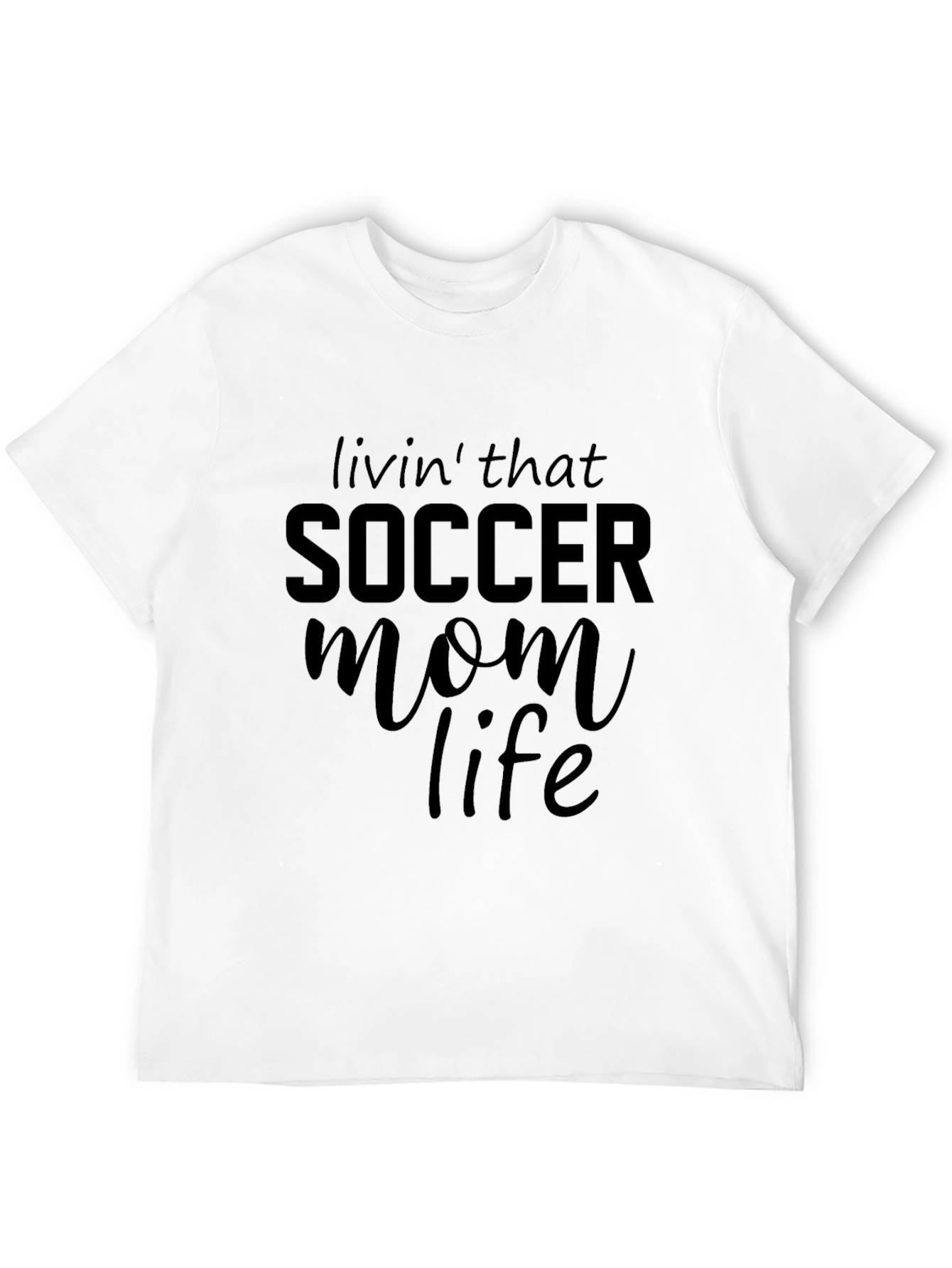 Soccer Mom Life Graphic T-Shirt