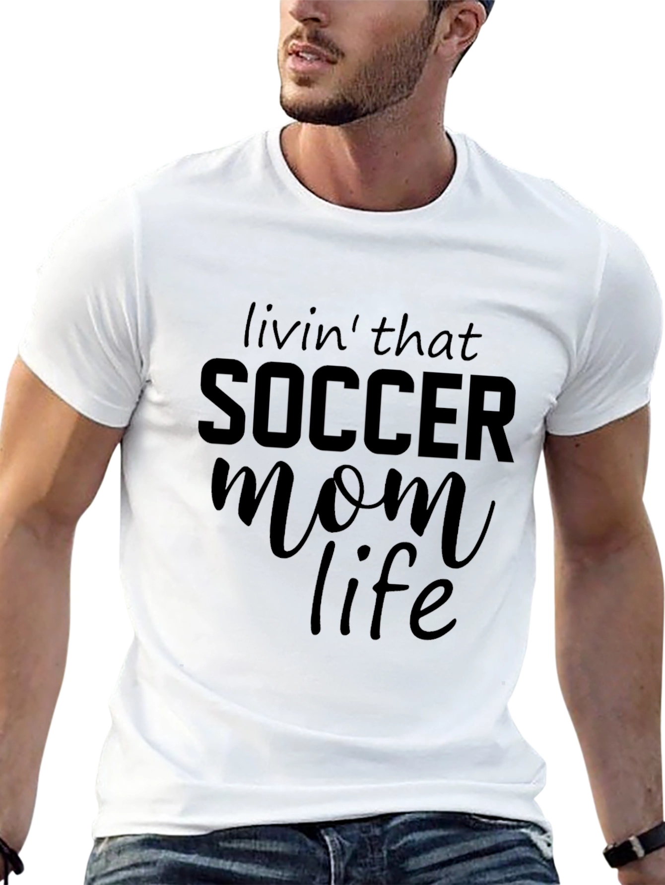 Soccer Mom Life Graphic T-Shirt