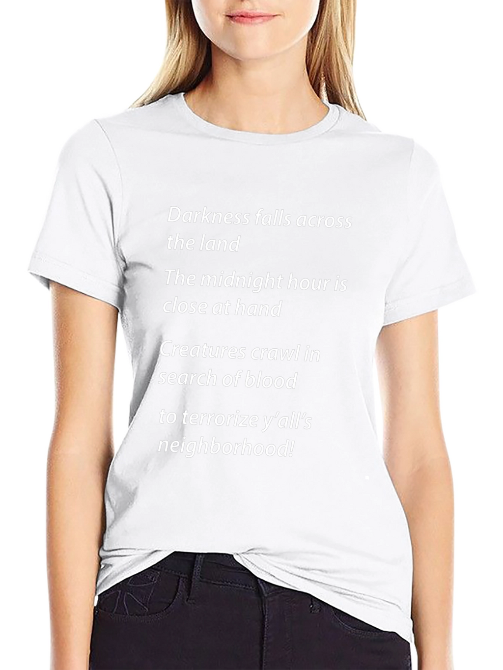 Darkness Falls Halloween Graphic Tee