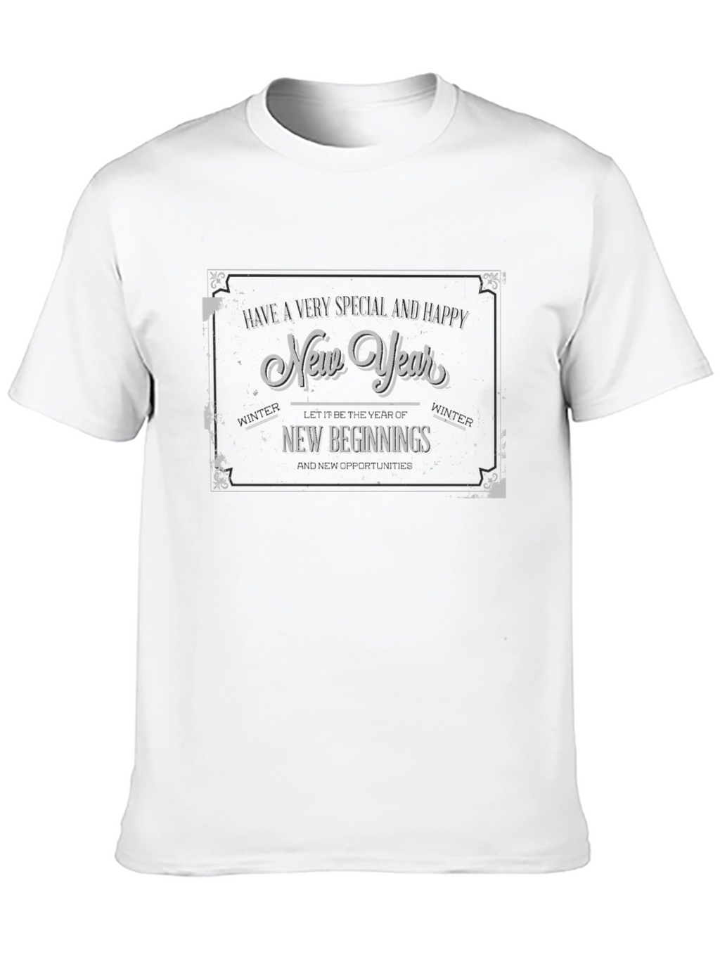 New Years Graphic Tee - New Beginnings