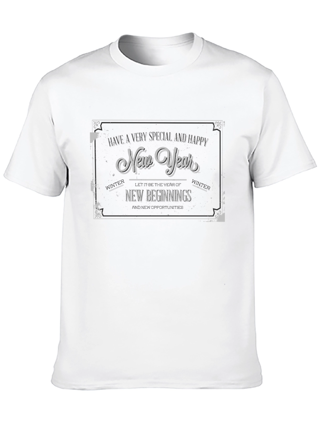 New Years Graphic Tee - New Beginnings