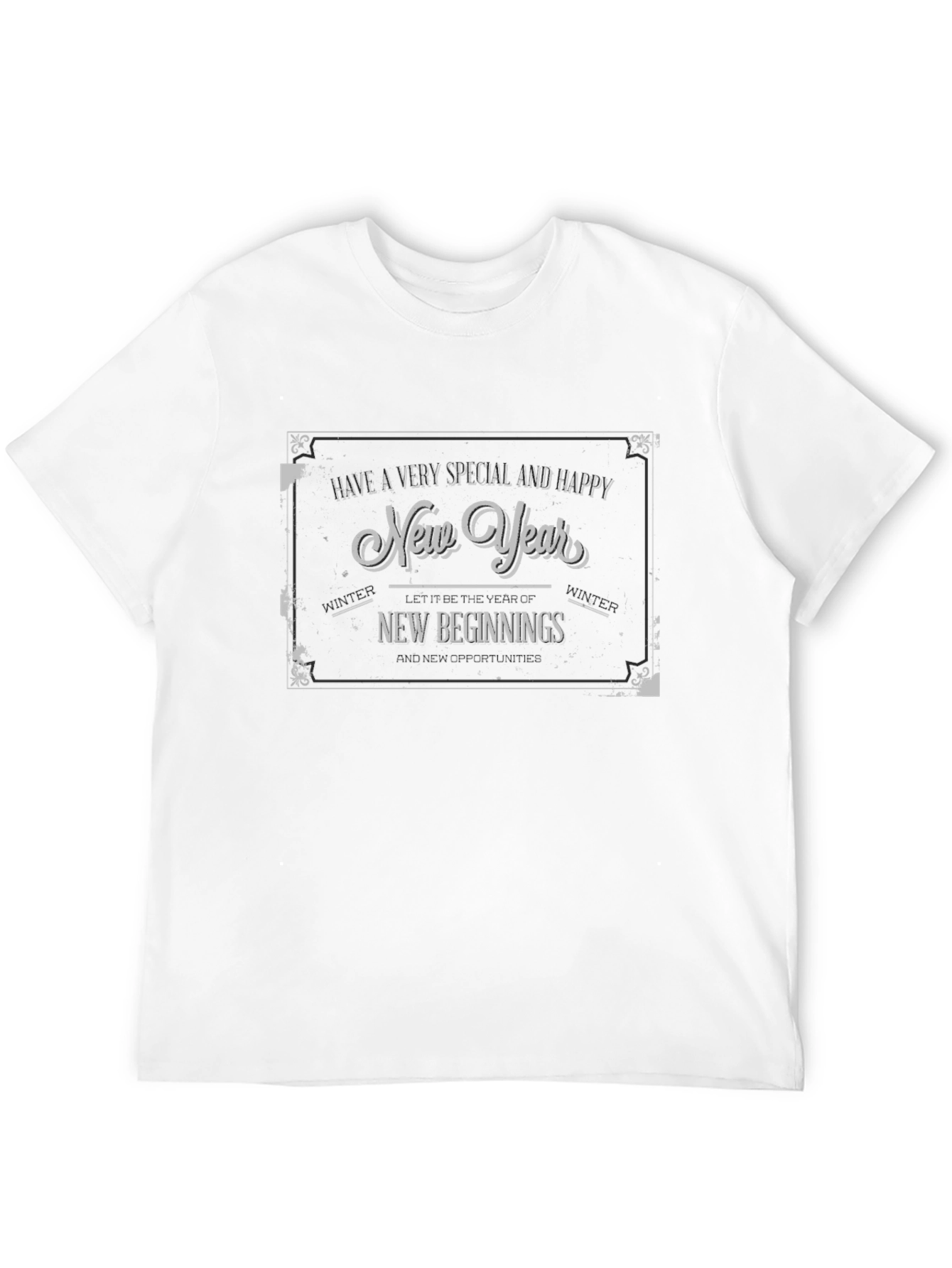 New Years Graphic Tee - New Beginnings