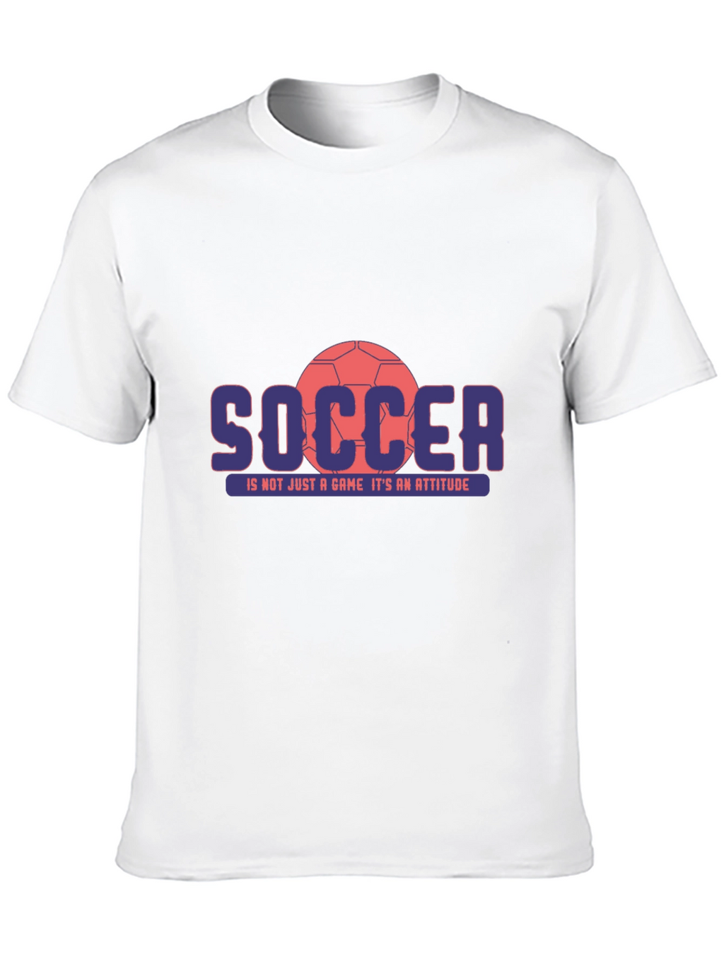 Soccer Attitude T-Shirt - Black Graphic Tee