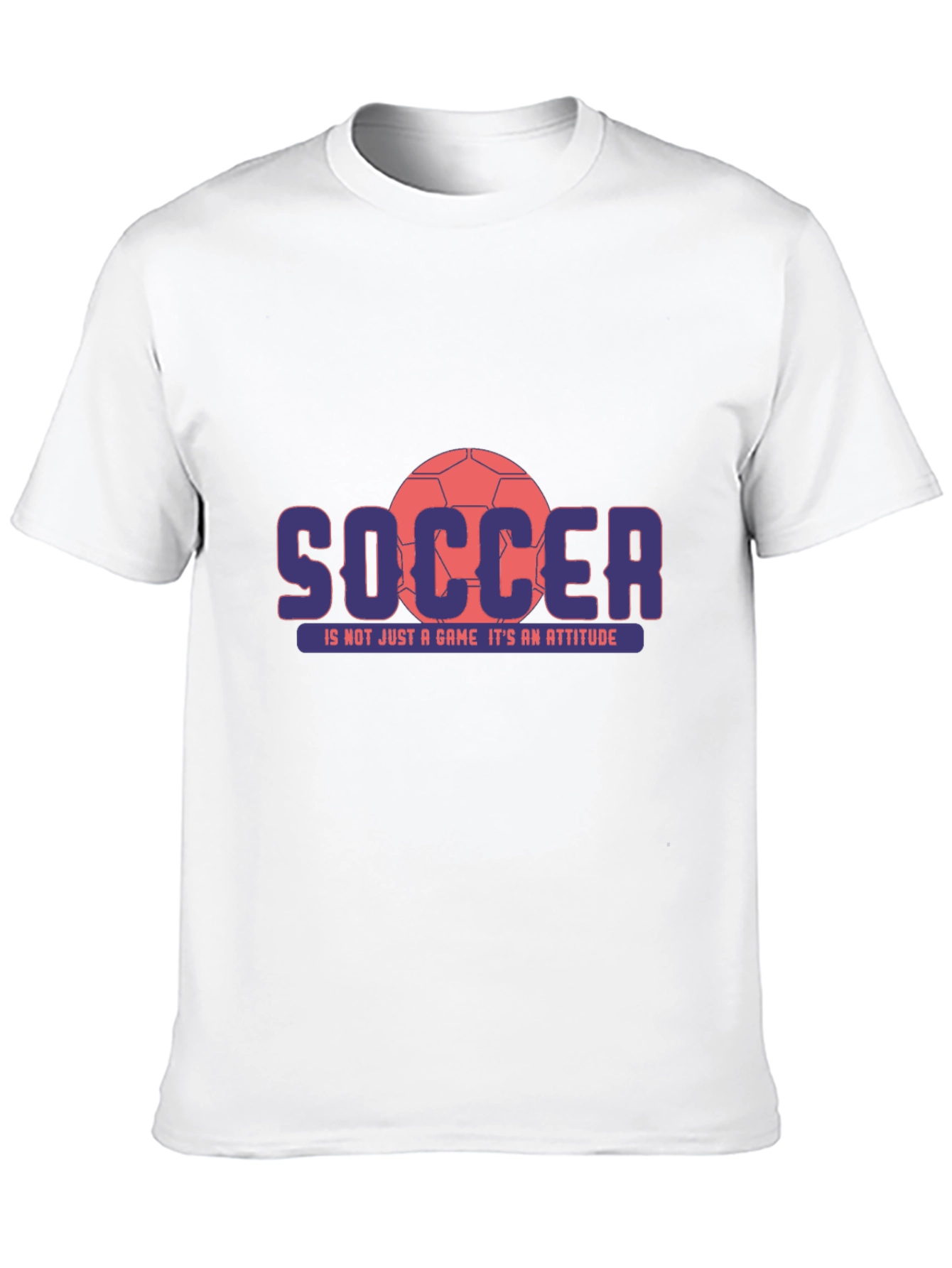 Soccer Attitude T-Shirt - Black Graphic Tee