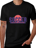 Soccer Attitude T-Shirt - Black Graphic Tee