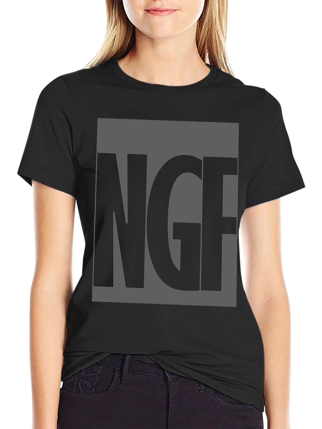 NGE Graphic Tee - Black Crewneck
