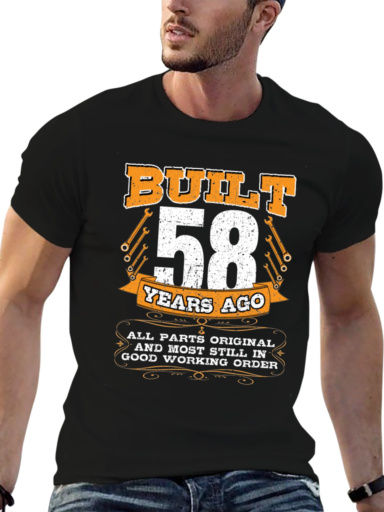Built 58 Years Ago T-Shirt - All Original Parts
