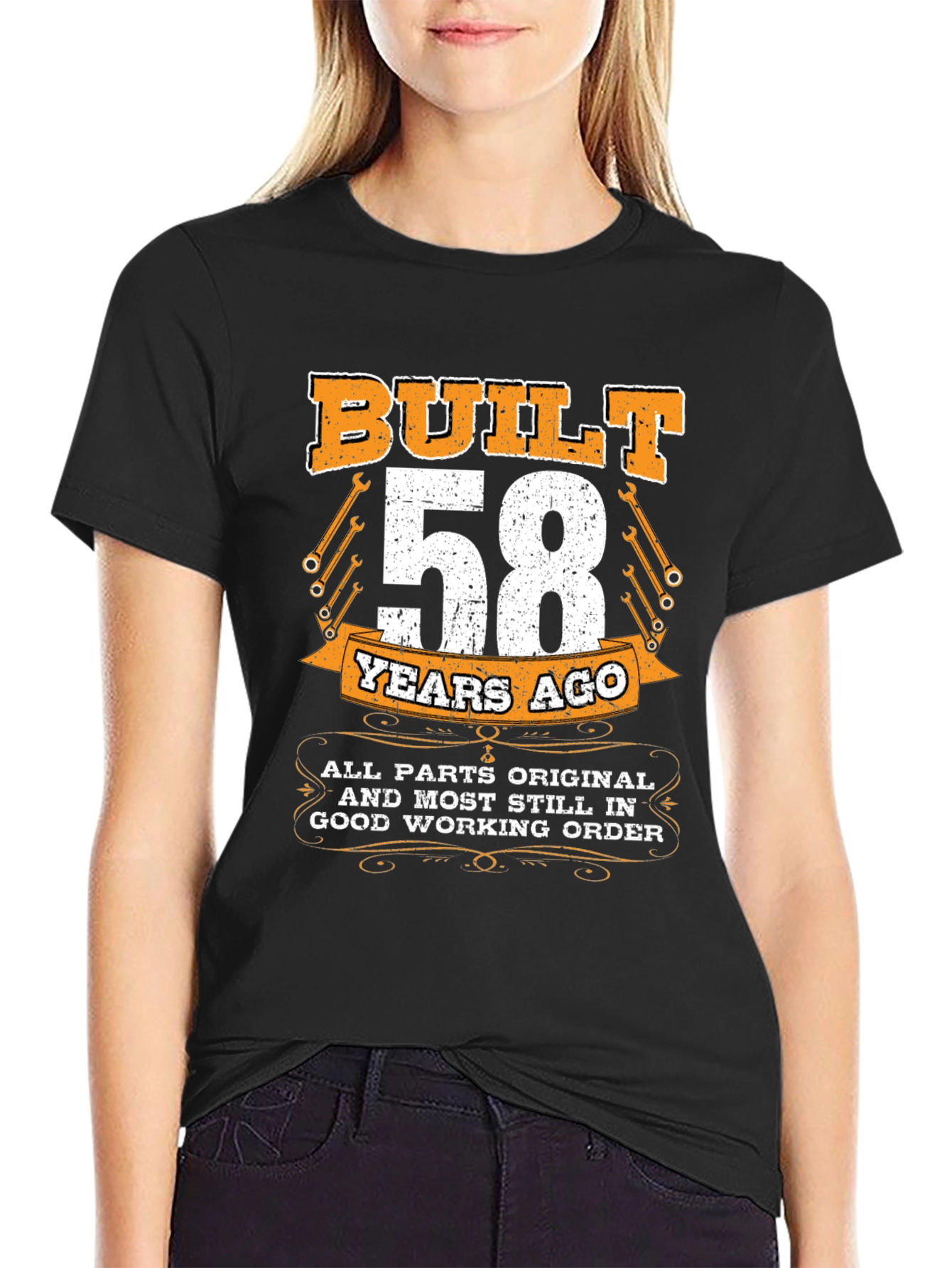 Built 58 Years Ago T-Shirt - All Original Parts