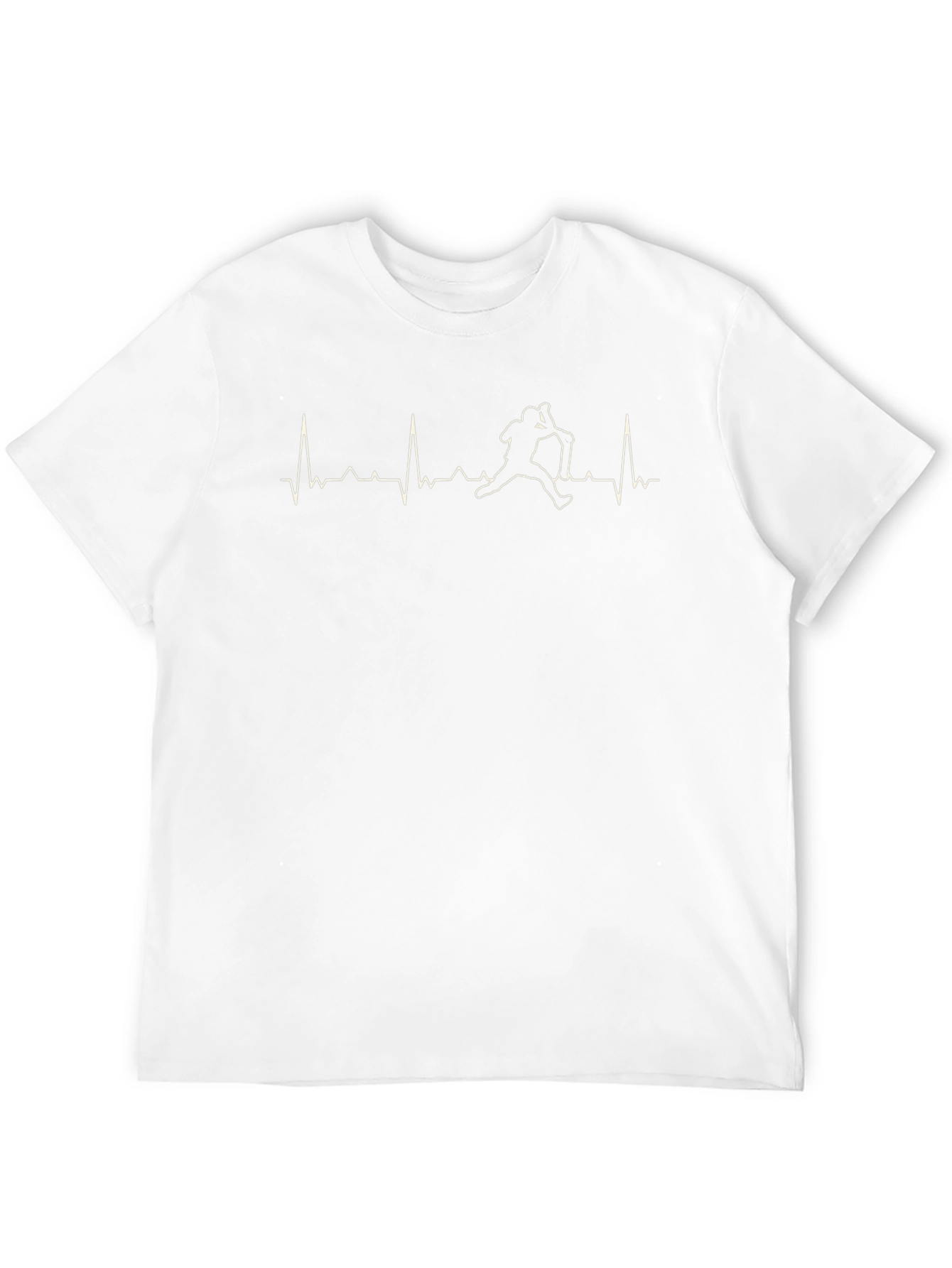 Baseball Heartbeat T-Shirt - Perfect for Baseball Fans