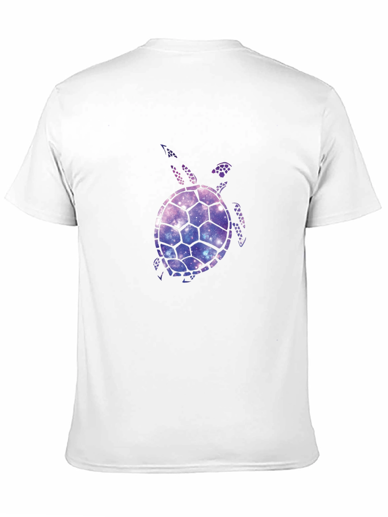 Galaxy Turtle Graphic T-Shirt - Black Casual Tee
