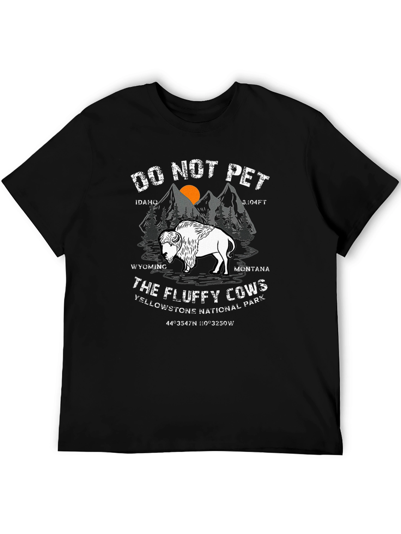 Do Not Pet Fluffy Cows Tee - Yellowstone National Park