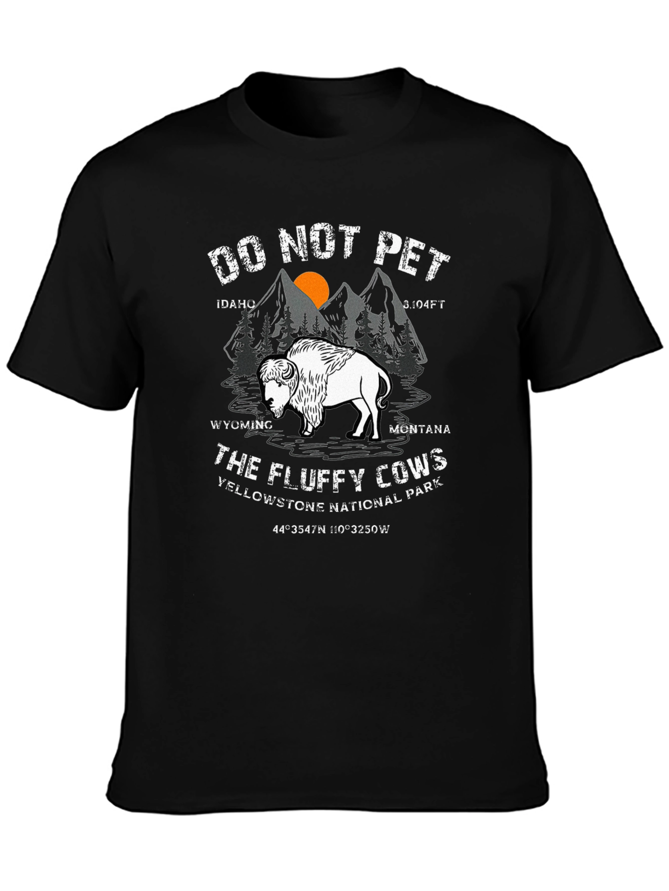 Do Not Pet Fluffy Cows Tee - Yellowstone National Park