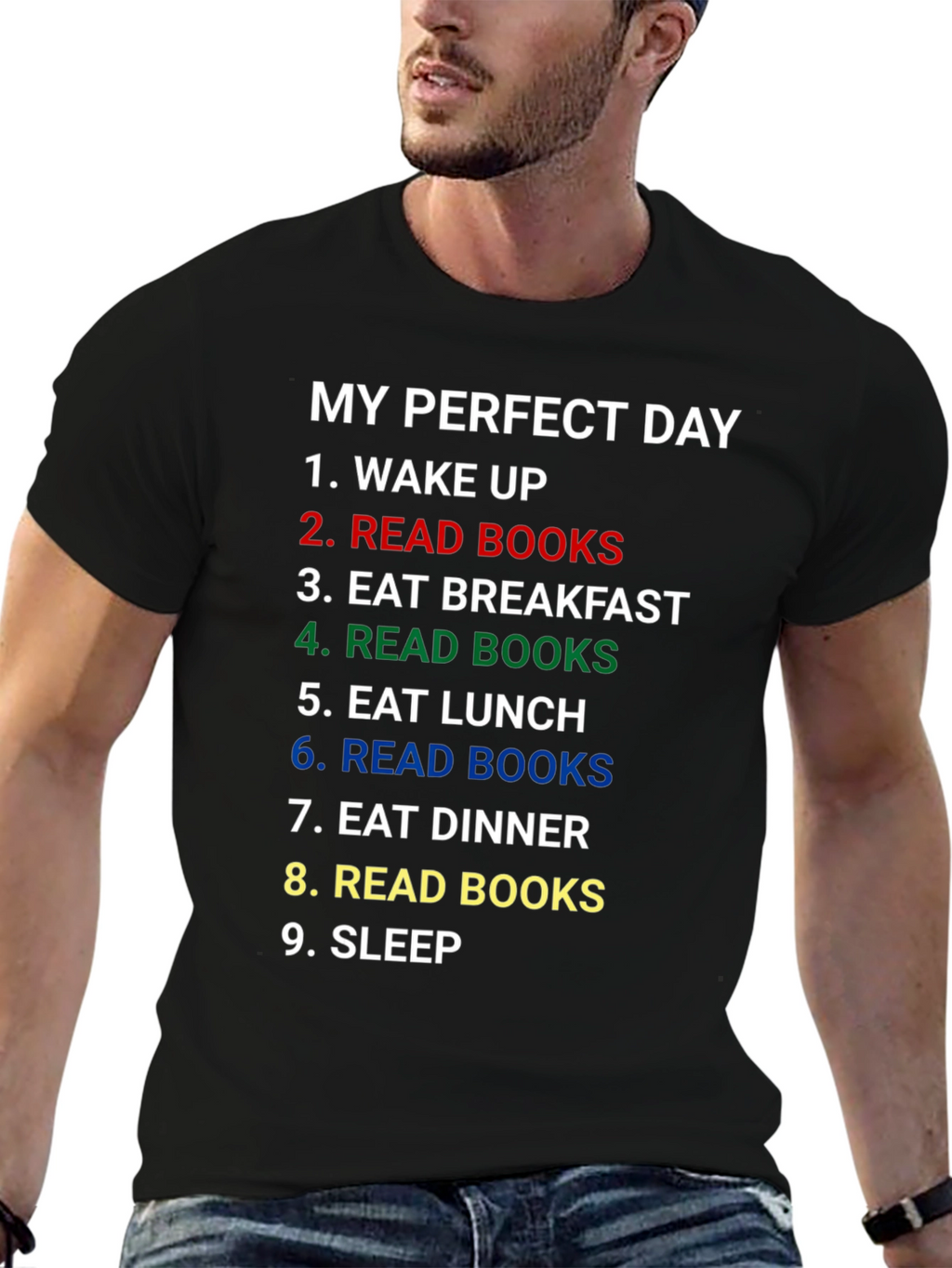 My Perfect Day Read Books T-Shirt