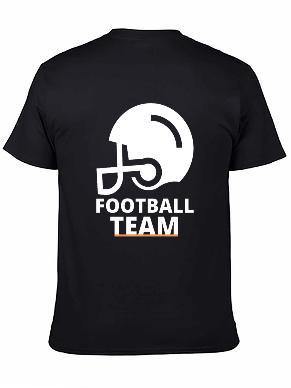 Football Team Helmet Graphic T-Shirt