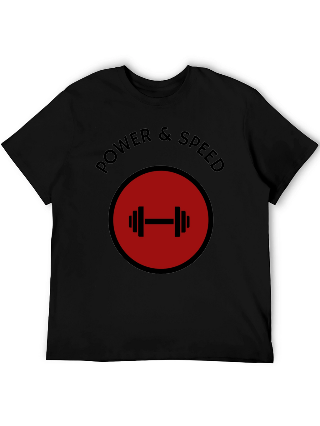 Power & Speed Gym T-Shirt - Weightlifting Design